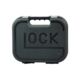 Glock Single Gun Case w/ Bore Brush, Cleaning Rod, Cable Lock and Owners Manual, Black, 10.5 x 9 x 2.5, GLCASE2928