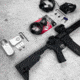 EDEMO Grey Man Tactical Locking Rifle Rack Kit w/SC-6, Standard Buttstock Cup Kit, Black, 000012, EDEMO1