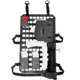 Grey Man Tactical Vehicle Locking Rifle Rack w/Raptor Rail Picatinny, LE Shield, 15.25x25 RMP, Black, 000229