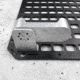 Grey Man Tactical Vehicle Locking Rifle Rack w/SC-6 Mount, 15.25 x 25 RMP, Standard Buttstock Cup Kit, Black, 000331