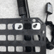 Grey Man Tactical Vehicle Locking Rifle Rack w/SC-6 Mount, 15.25 x 25 RMP, XL Buttstock Cup Kit, Black, 000332