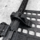 Grey Man Tactical Vehicle Rifle Rack w/Standard Buttstock Cup Kit, Rubber Clamp, 15.25 x 25 RMP, Black, 000339