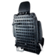 Grey Man Tactical Vehicle Rifle Rack w/XL Buttstock Cup Kit, Rubber Clamp, 15.25 x 25 RMP, Black, 000340