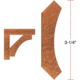 Grizzly Industrial 3-1/2in. Cove Moulding - 1in. Bore C2200