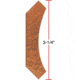 Grizzly Industrial 3-1/2in. Cove Moulding - 1in. Bore C2200