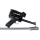 Gun Storage Solutions Back Over Handgun Hangers, Pack of 2, Black, GSSBOHH2