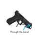 Gun Storage Solutions Gss Back Kiks Attach To Back Of Glass Shelf Pstl Stnd 10-pk