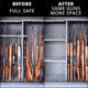 Gun Storage Solutions Gss Small Rifle Rod Kit 5 Blk Rifle Rods .22 Cal 19x15