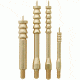 Gunslick Benchrest Brass Jags for 20-caliber Rifles