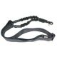 Guntec USA One Point Bungee Sling w/QD Snap Hook, Black, 1POINT-B