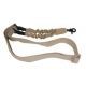 Guntec USA One Point Bungee Sling w/QD Snap Hook, Desert Tan, 1POINT-T