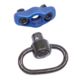 Guntec USA QD Swivel w/Adapter For M-Lok System, Gen 2, Anodized Blue, SWIVEL-MLK-G2-BLUE