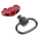 Guntec USA QD Swivel With Adapter For M-LOK System, Gen 2, Anodized Red SWIVEL-MLK-G2-RED
