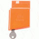 GunVault MagVault Assault Rifle Safety Lock, Orange, Key AR-01 Front