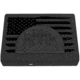 GunVault MicroVault MV500-F Special Flag Edition, Black, Medium, MV500F