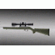 Hogue Ruger 10/22 Rubber O.M. Stock - Magnum action with Standard Bar. OD Green 22220