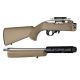 Hogue Ruger 10/22 Takedown Rubber OverMold Stock w/ STD Barrel Channel Flat Dark Earth, 21340
