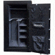 Hollon Safe Fireproof, Drill &amp; Ballistic Resistant Gun Safe w/ Sargent &amp; Greenleaf Type 1 Electronic Lock, Black, Medium, CS-24E