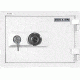 Hollon Safe Hollon HS-360E Home Safe, White, Small HS-360E