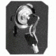 Homak First Watch 10 Gun Steel Cabinet - Closeup of High Security Tubular Locking System