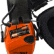 Howard Leight Impact Sport Bolt Electronic Earmuff, Orange, One size fits most, R-02231