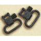 Hunter Company Pair Hunter 1n. Blued Steel Swivels 53903, Black, 024-22
