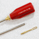 J. Dewey 11-HSS Stainless Steel-One piece Rod, Red/Silver, n/a 11HSS
