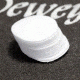J. Dewey P-171 1-1/4" Round Patches 100/bag, White, n/a P171