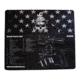 JE Machine Tech Cleaning Mat with Glock Imprint, 18.5in x 16in, Black TS-GT48