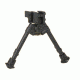Versa-Pod Model 925 7-9in Lightweight Picatinny Rail Mounted Prone Bipod, Black, 150-925