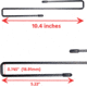 Kexuan Safe Shelf Handgun Hangers, Set of 5, Black, PTHG