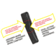 KICK-EEZ Dual Action All Purpose Recoil Pad - 5 1/4in L x 1 7/8in W x 1 1/8in T Dual 1/4in, DA 302-10-M-B