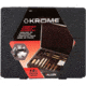 Krome Compact Handgun Cleaning Kit, .22/.38/9mm/.357/.44/.45 Caliber, 14-Pieces, Black, 6.5 in x 7.75 in, 70607