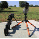 Labradar Bench and Tripod All Purpose Mount, Orange/Black, 4x4x9'', 047