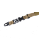 Lancer Tactical Quick Detach Single Point Sling, Tan, CA-326T