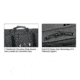 Leapers Combat Web 34in Gun Case, Black