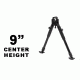 Leapers UTG Clamp-on Bipod, Steel Feet, Cent Ht 8.7in.-10.2in. TL-BP08ST-A, EDEMO2