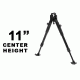 Leapers UTG Clamp-on Bipod, Steel Feet, Cent Ht 8.7in.-10.2in. TL-BP08ST-A, EDEMO2