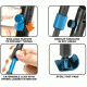 Leapers UTG Clamp-on Bipod, Steel Feet, Cent Ht 8.7in.-10.2in. TL-BP08ST-A, EDEMO2