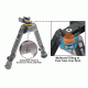 Leapers UTG Heavy Duty Recon 360 Bipod, Cent Ht: 6.69in.-9.12in., _x000D_ TL-BP01, EDEMO7