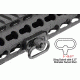 Leapers UTG Keymod Adaptor Base for Standard QD Sling Swivel, _x000D_ TL-SWKM01, EDEMO1