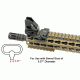 Leapers UTG Low-Pro Picatinny-mount Angled QD Sling Swivel Adaptor, _x000D_ TL-SWPM01