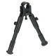 Leapers UTG New Gen Reinforced Clamp-on Bipod, 6.2in-6.7in Center Height, Black, TL-BP18S-A