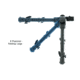 Leapers UTG Over Bore Bipod, 7 in-11in Center Height, Picatinny, Black, TL-BPOB01-A