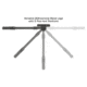 Leapers UTG Recon Flex II M-LOK Bipod, Center Height 9 in-12 in, Black, TL-BPDM04