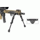 Leapers UTG Recon Flex KeyMod Bipod, Matte Black, Cent. Ht. 5.7-8, Matte Black TL-BPDK01