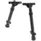 Leapers UTG RECON FLEX M-LOK Bipod, Matte Black, 8.0in-11.8in Center Height, Black, TL-BPDM02