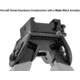 Leapers UTG Rubber Armored Full Metal QD Bipod, 6.0in- 8.5in Center Height, Black, TL-BP20Q-A