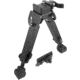 Leapers UTG Rubber Armored Full Metal QD Bipod, 6.0in- 8.5in Center Height, Black, TL-BP20Q-A