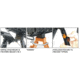 Leapers UTG Shooters Bipod, Rubber Feet, 8.7in-10.6in Center Height, Black, TL-BP69S